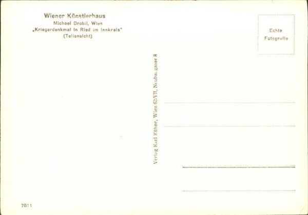 Skulpturen Kriegerdenkmal Ried im Innkreis Wiener – Bild 2