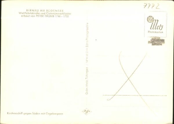 Kirchenorgel Birnau am Bodensee Cistercienserkloster – Bild 2