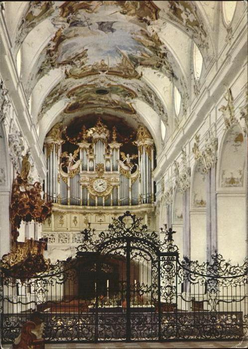 Kirchenorgel Amorbach Odenwald Abteikirche