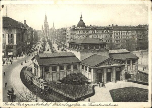 Strassenbahn Berlin Wittenbergplatz Tauentzienstrass