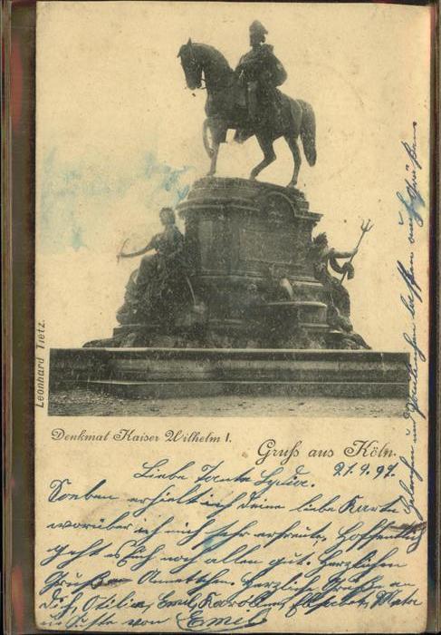Wilhelm I Denkmal Köln
