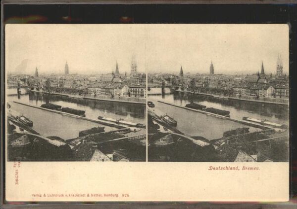 Stereoscopkarte Bremen