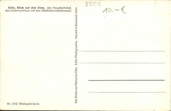 Strassenbahn Köln Dom Hauptbahnhof Verkehrsamt Nr.20 – Bild 2