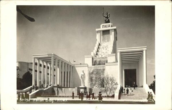 Expositions New York Worlds Fair Italian Building