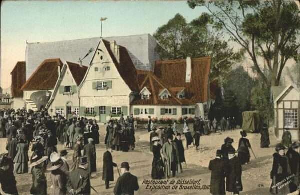 Exposition Bruxelles 1910 Restaurant de Düsseldorf