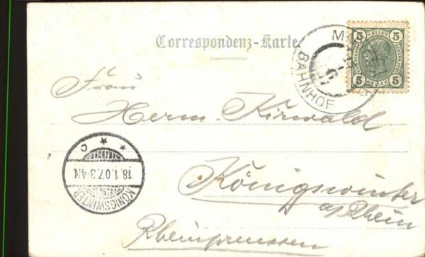 Verlag Braun Nr. 3072 Marienbad Ferdinandsbrunnen – Bild 2