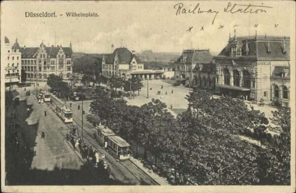 Strassenbahn Düsseldorf Wilhelmplatz