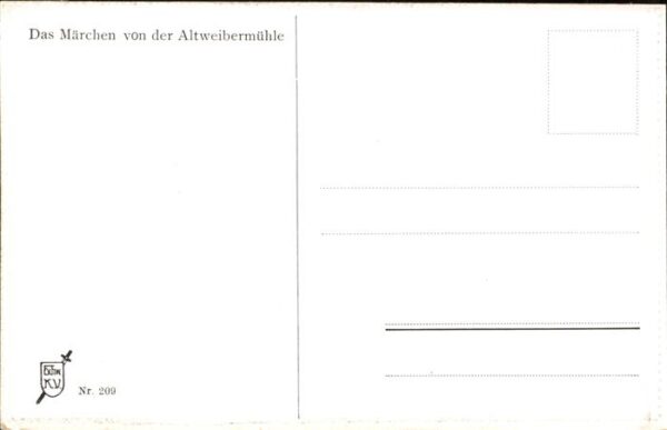 Maerchen Sagen Altweibermühle Künstlerkarte Nr. 209 – Bild 2