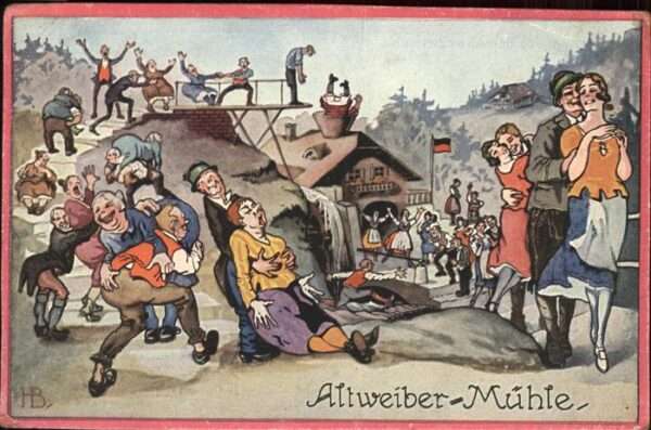Maerchen Sagen Altweibermühle Künstlerkarte HB Nr. 230