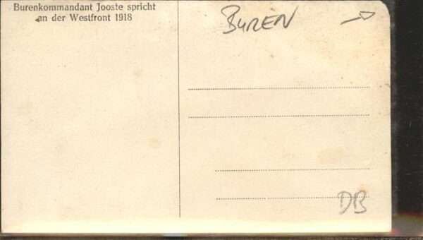 Buren Kommandant Jooste Westfront – Bild 2