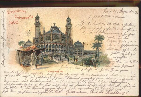 Exposition Universelle Paris 1900 Trocadero