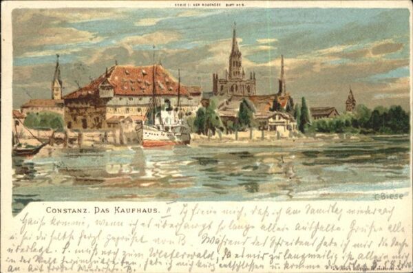 Biese Carl Karl Konstanz Das Kaufhaus Serie I Der Boden