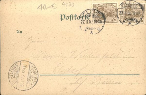 Schwan Ritter Lohengrin Künstlerkarte No. 21 – Bild 2