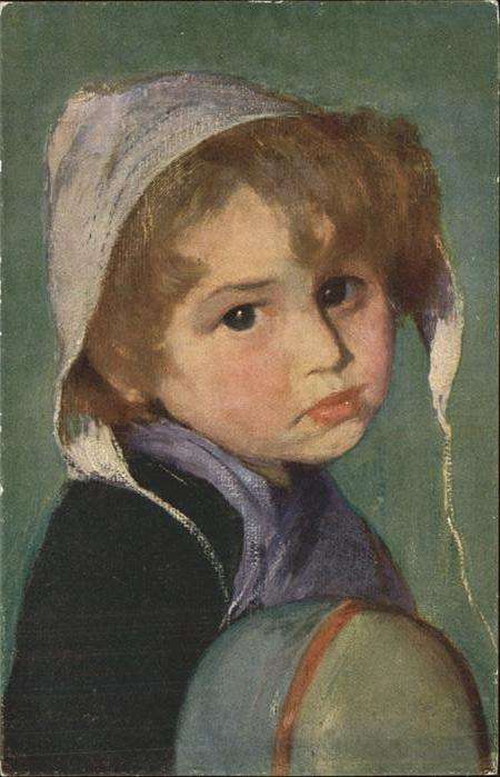 Kuenstlerkarte Paul Schroeter Rösel Nr. 523
