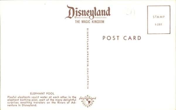 Elefant Rivers of Adventure Disneyland – Bild 2