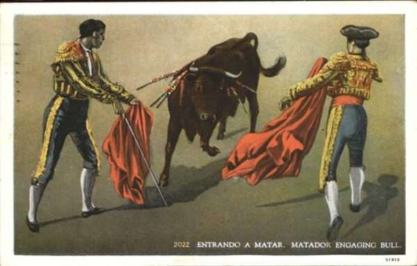 Stierkampf Matar Matador Bulle