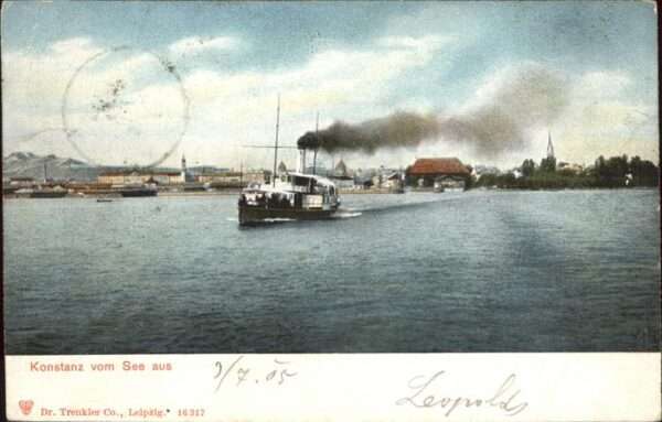 Dampfer Binnenschifffahrt Konstanz