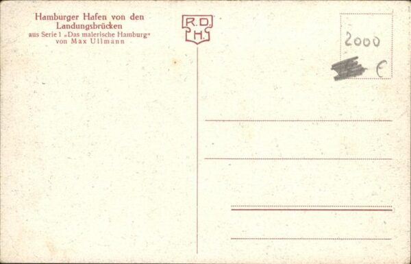 Ullmann Max Hamburg Hafen Landungsbrücken – Bild 2