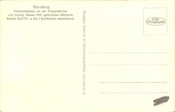 Uhren Nürnberg Männleinlaufen Frauenkirche – Bild 2