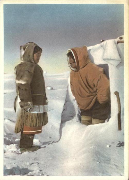 Eskimos Inuit Zigarette Lutz und Eva Heck Overstolz M