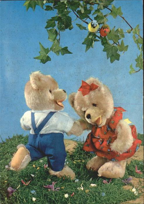 Teddy Teddybaer Teddy-bear Tanz Vögel