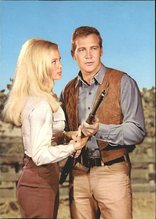 TV Serien Big Valley Audra und Heath Barkley