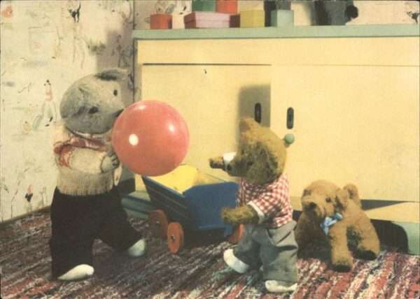 Teddy Teddybaer Teddy-bear Luftballon Hund