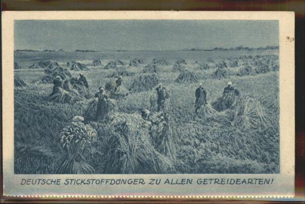 Landwirtschaft Werbung Stickstoffdünger Getreide