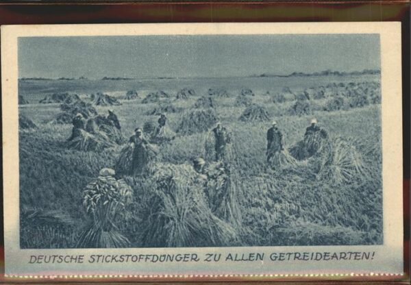 Landwirtschaft Werbung Stickstoffdünger Getreide