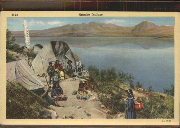 Typen Apache Indians Wickiups Roosevelt Lake