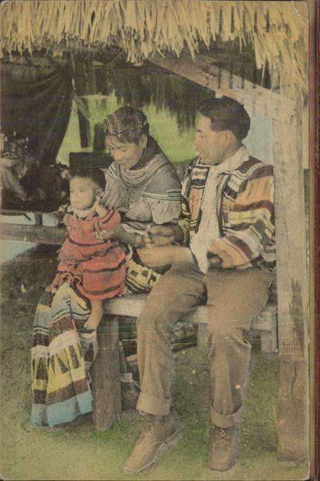 Typen Seminole Indians Florida