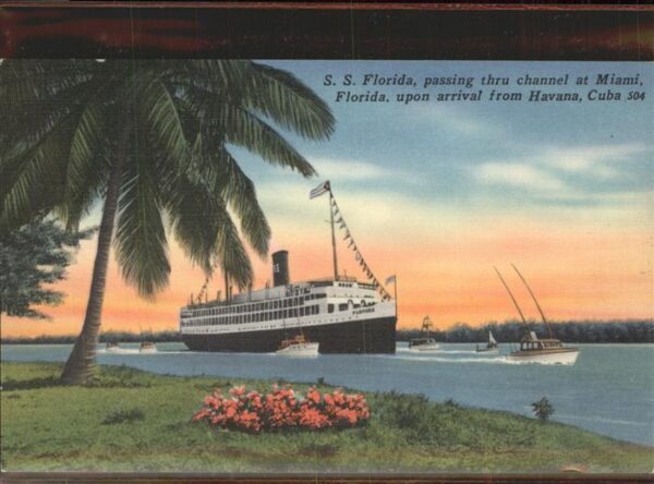 Dampfer Oceanliner S.S. Florida Miami