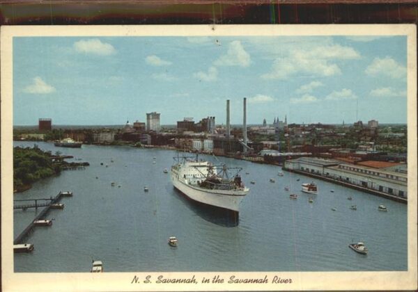 Schiffe Ships Navires N.S. Savannah Savannah River