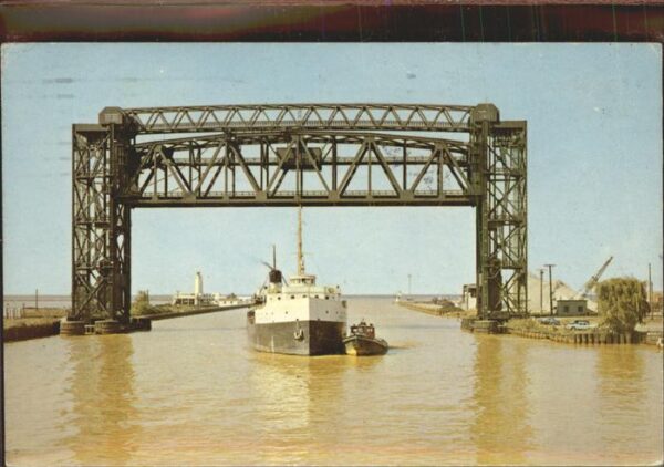 Schiffe Ships Navires Ore Carrier Cleveland Ohio Cuyahoga Riv