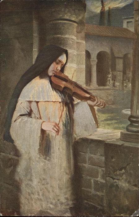 Kaulbach Hermann Ave Maria Nr. 141 Nonne Geige