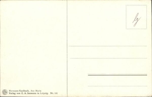 Kaulbach Hermann Ave Maria Nr. 141 Nonne Geige – Bild 2