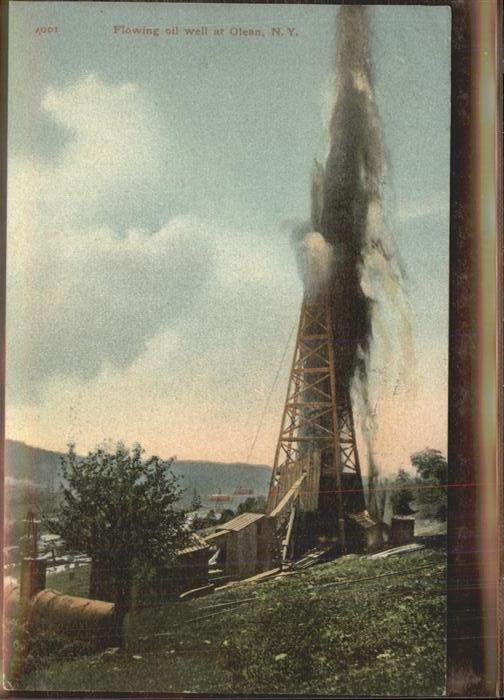 Oelfoerderung Oil Fields Oil Well Olean New York