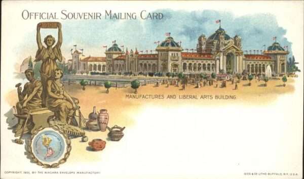 Exposition Pan-American 1901 Buffalo NY Manufactures and Liberal Arts Building