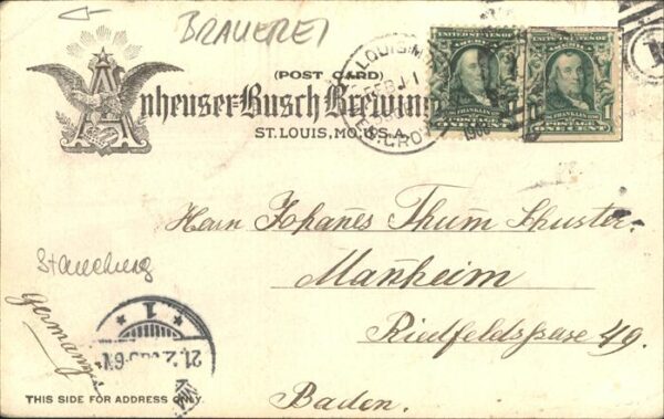 Brauerei Brewery Anheuser-Busch Railroad Shipping Yards – Bild 2