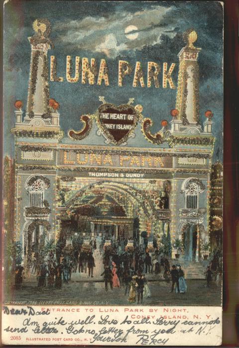 Vergnuegungspark Luna Park Coney Island N.Y. Entrance