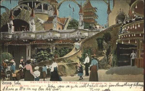 Vergnuegungspark Helter-Skelter Luna Park Coney Island N