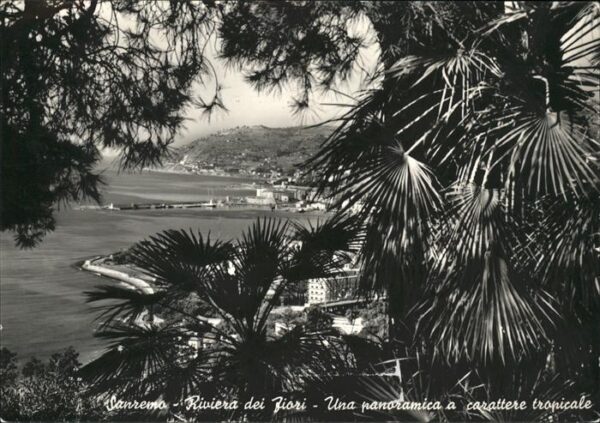 Sanremo Veduta panoramica di stile tropicale Ri