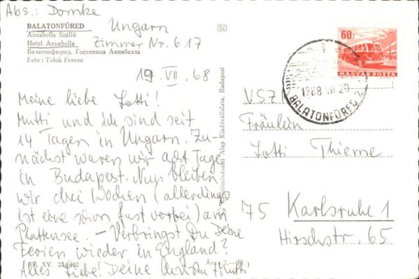 Balatonfuered Hotel Annabella – Bild 2