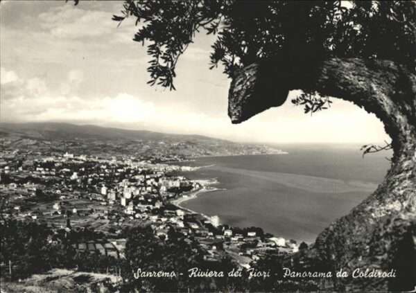 Sanremo Panorama da Coldirodi Riviera dei Fiori