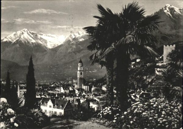 Merano Meran Vista con Il Duomo Soggiorno di Cure Do
