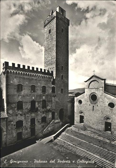 San Gimignano Palazzo del Podesta e Collegiata