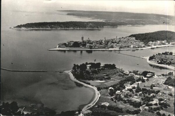 Rab Kroatien Fliegeraufnahme Landzunge