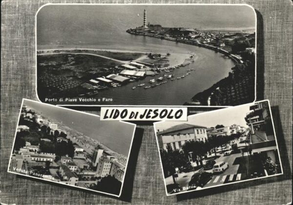 Jesolo Porto di Piave Vecchio e Faro Veduta pa