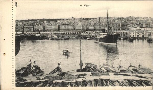 Alger Algerien Le Port Bateau Hafen Schiff