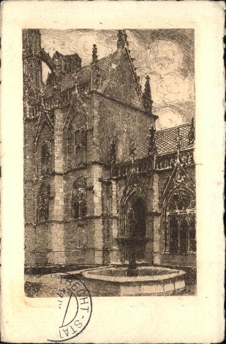 Utrecht Kloostergang met Domkerk Klostergang Do